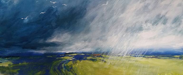Original Expressionism Landscape Painting by Helen ANTILL
