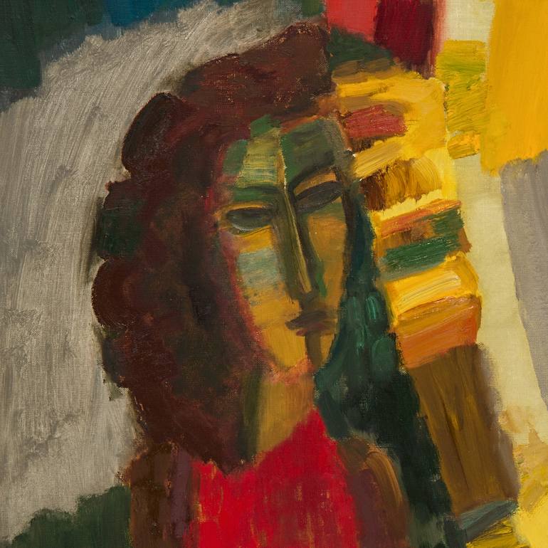 Original Abstract People Painting by Ivan Klimenko