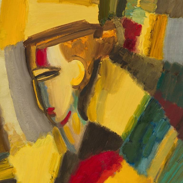 Original Abstract People Painting by Ivan Klimenko