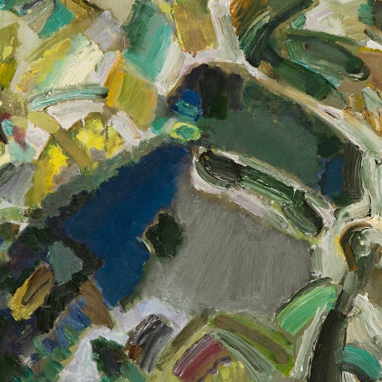 Original Abstract Floral Painting by Ivan Klimenko