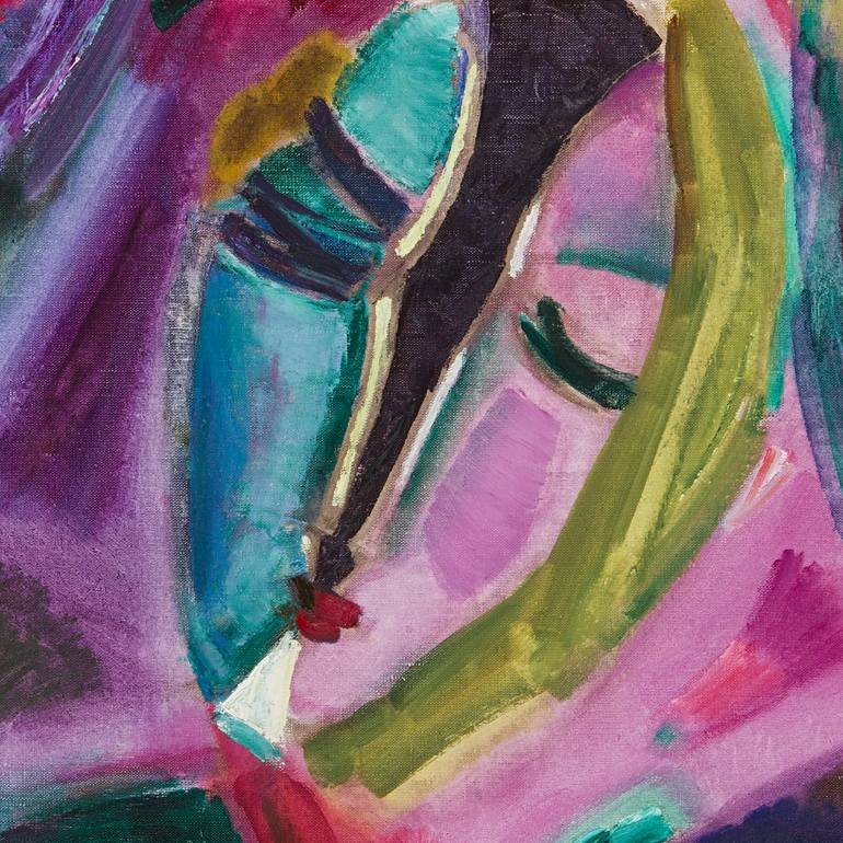 Original Cubism Abstract Painting by Ivan Klimenko