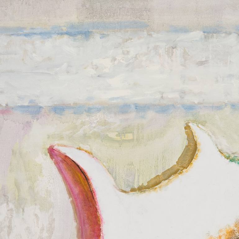 Original Abstract Beach Painting by Ivan Klimenko