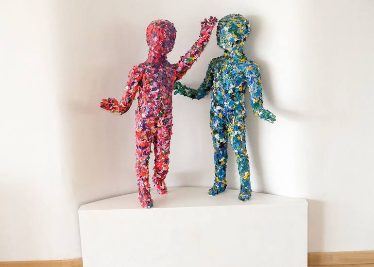 Print of Kids Sculpture by Catherine Van Thielen