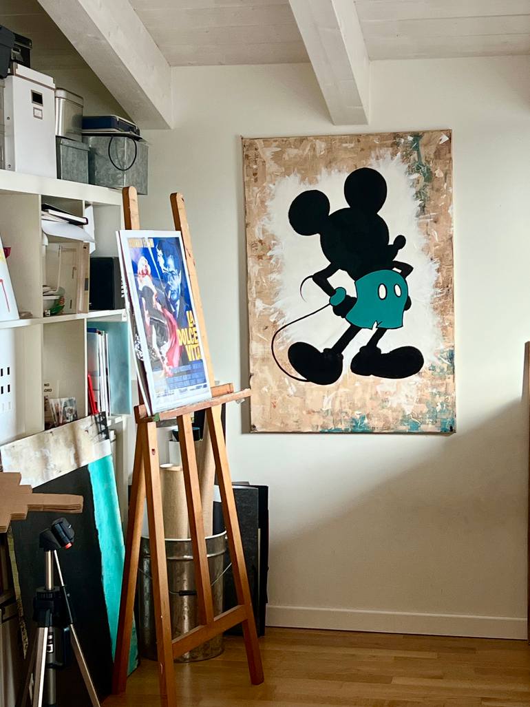 Original Pop Art Pop Culture/Celebrity Painting by Annabella Talignani