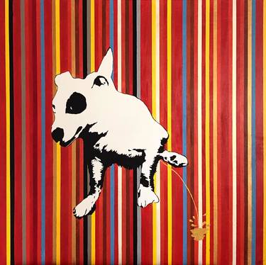 Original Street Art Dogs Paintings by ANNABELLA TALIGNANI