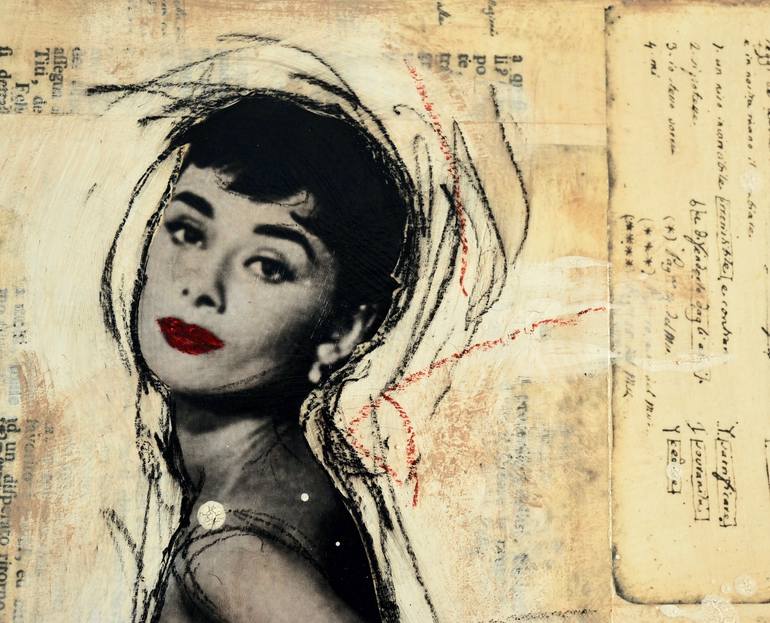 Original Illustration Celebrity Collage by ANNABELLA TALIGNANI