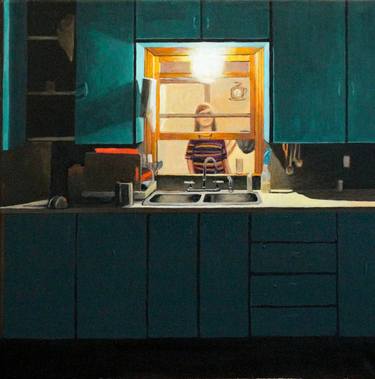 Print of Interiors Paintings by Mark Kielkucki