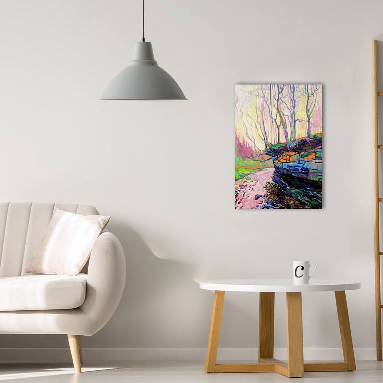 Original Fine Art Landscape Painting by Olga Sabadin