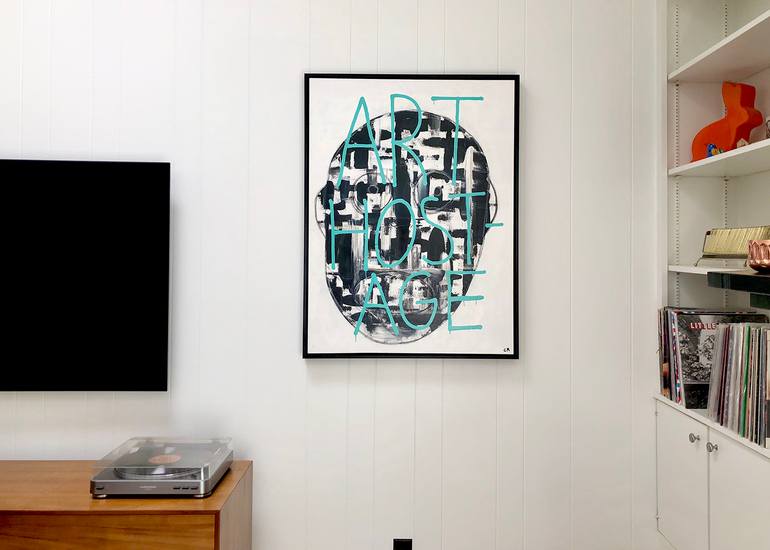 Original Abstract Humor Painting by Chad Rea