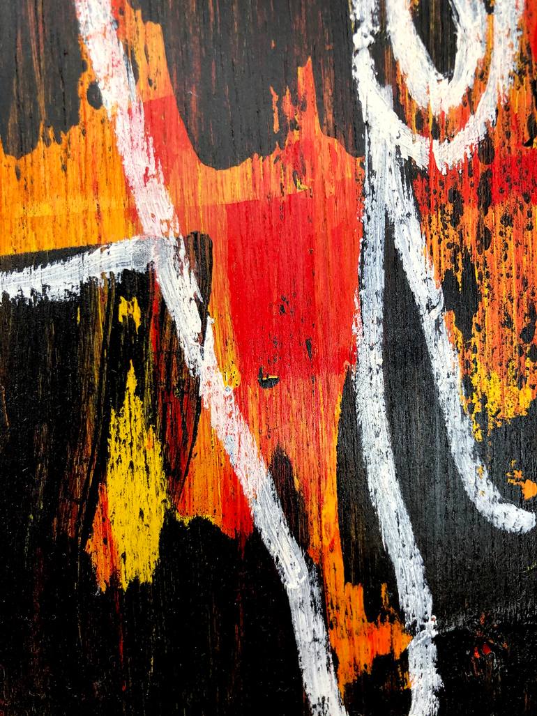 Original Abstract Animal Painting by Chad Rea