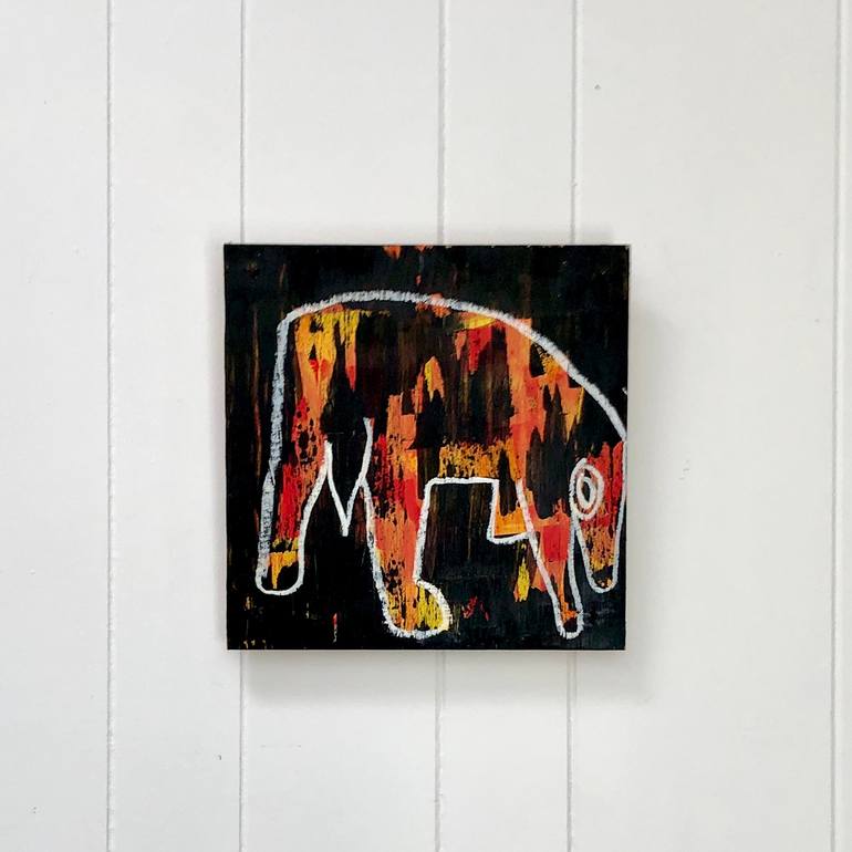 Original Abstract Animal Painting by Chad Rea