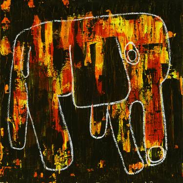 Print of Abstract Animal Paintings by Chad Rea