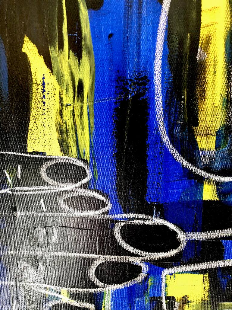 Original Abstract People Painting by Chad Rea