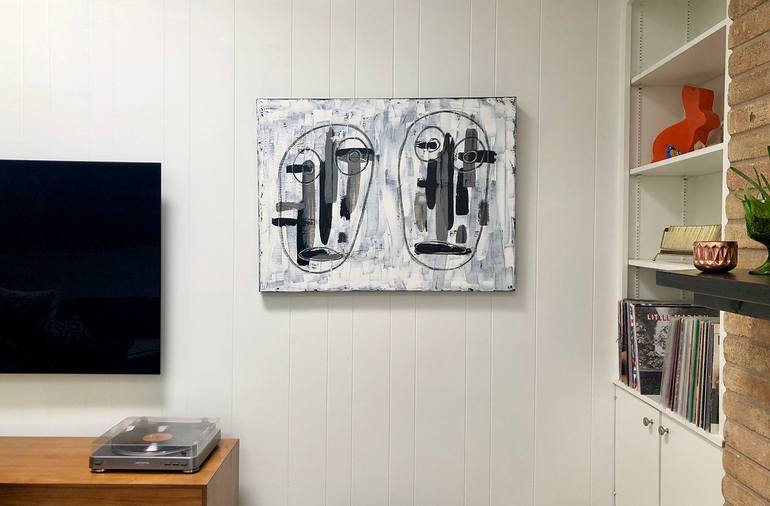 Original Pop Art People Painting by Chad Rea