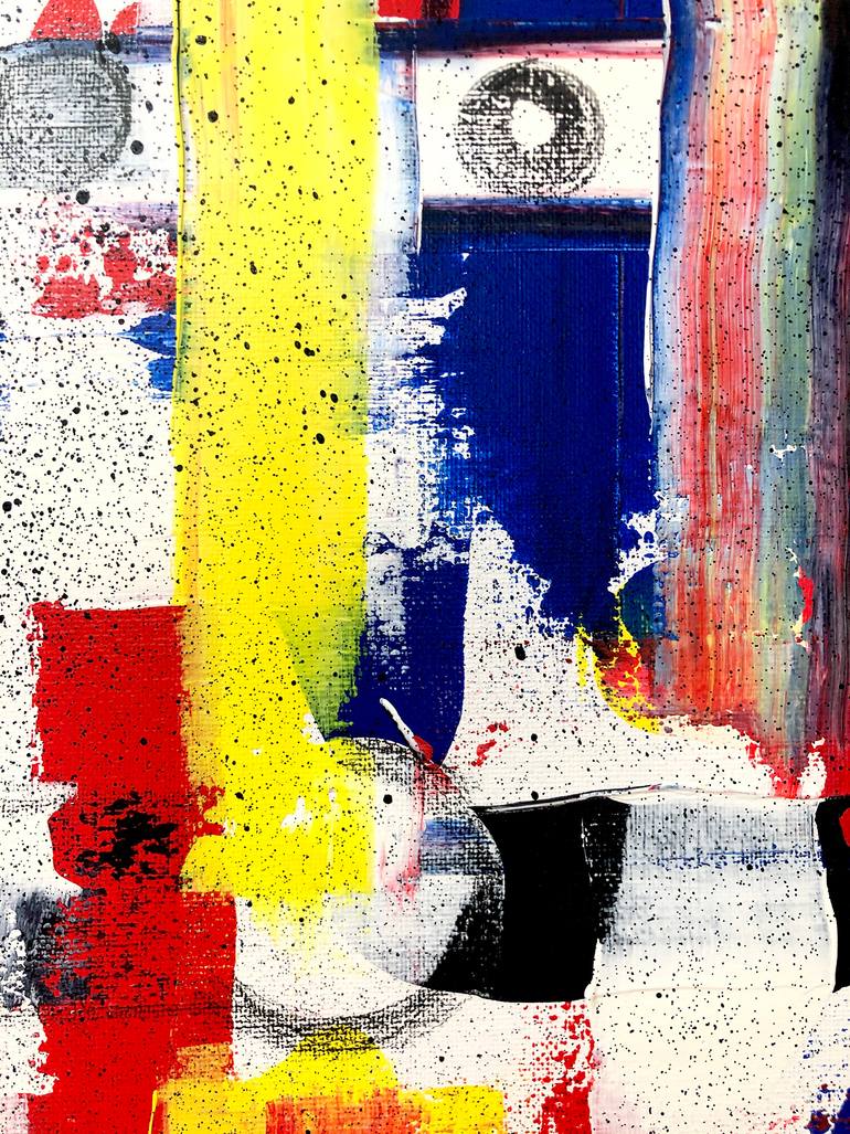 Original Abstract Political Painting by Chad Rea