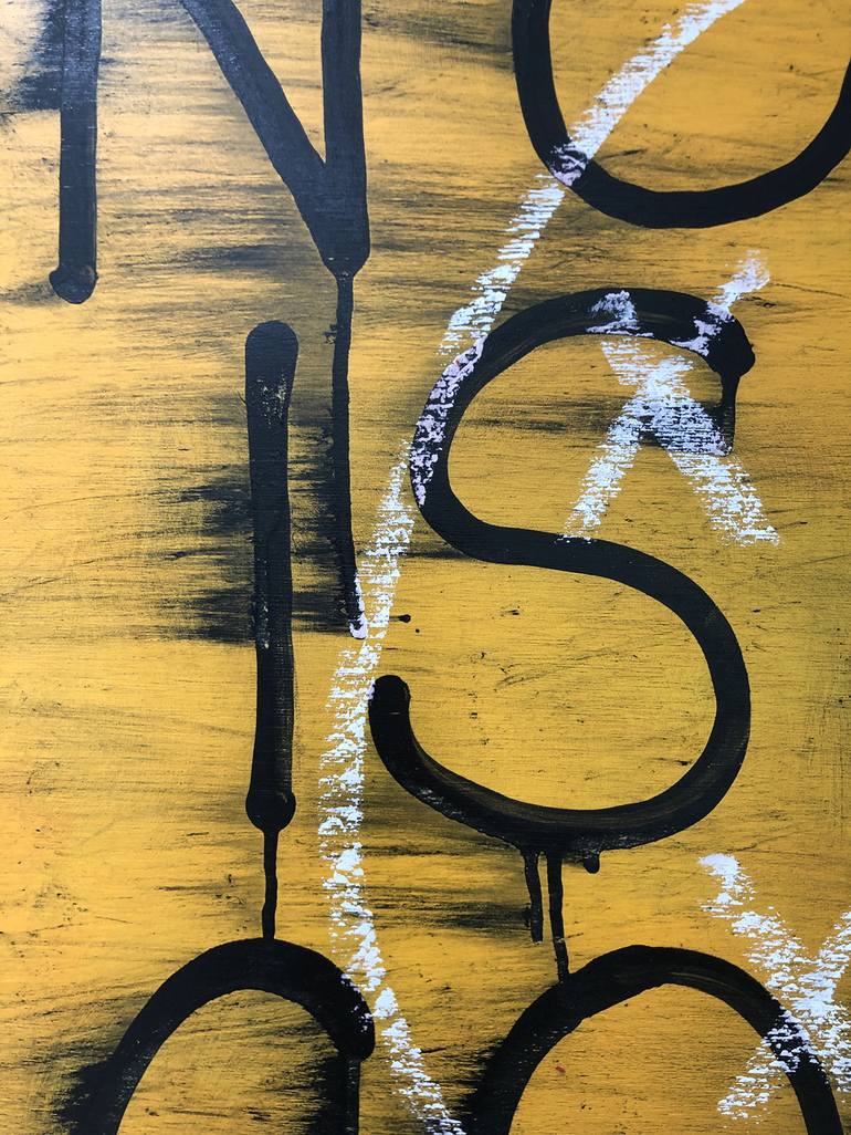 Original Folk Typography Painting by Chad Rea