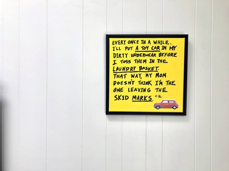 Original Documentary Humor Painting by Chad Rea
