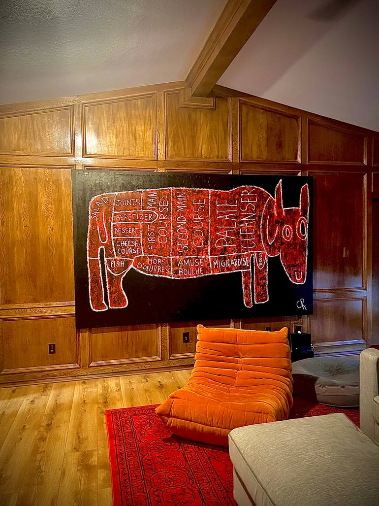 Original Conceptual Animal Painting by Chad Rea