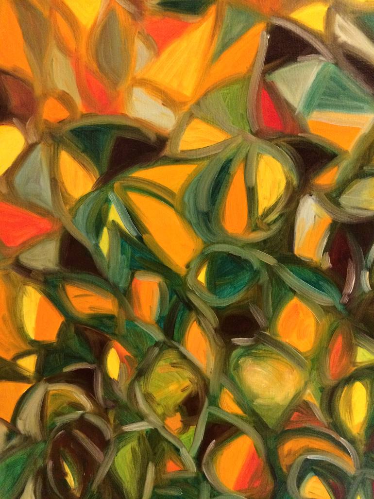 Original Abstract Expressionism Abstract Painting by I-Chun Chen