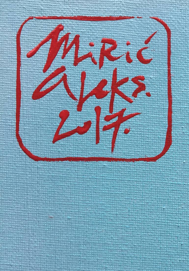 Original Figurative Architecture Painting by Aleksandra Miric