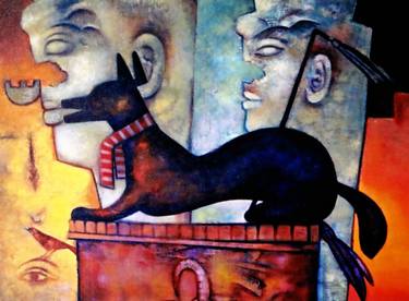Original Dogs Paintings by Miriam Alba Romano