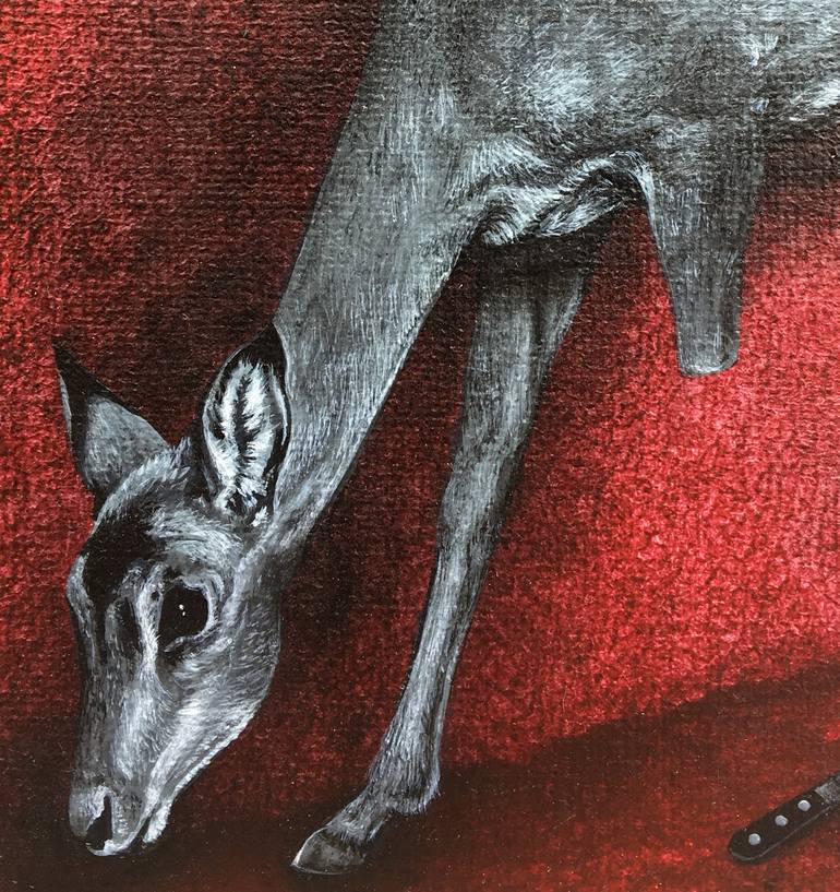 Original Fine Art Animal Painting by Kristina Berends