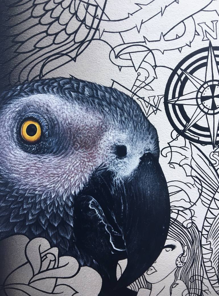 Original Illustration Animal Painting by Kristina Berends