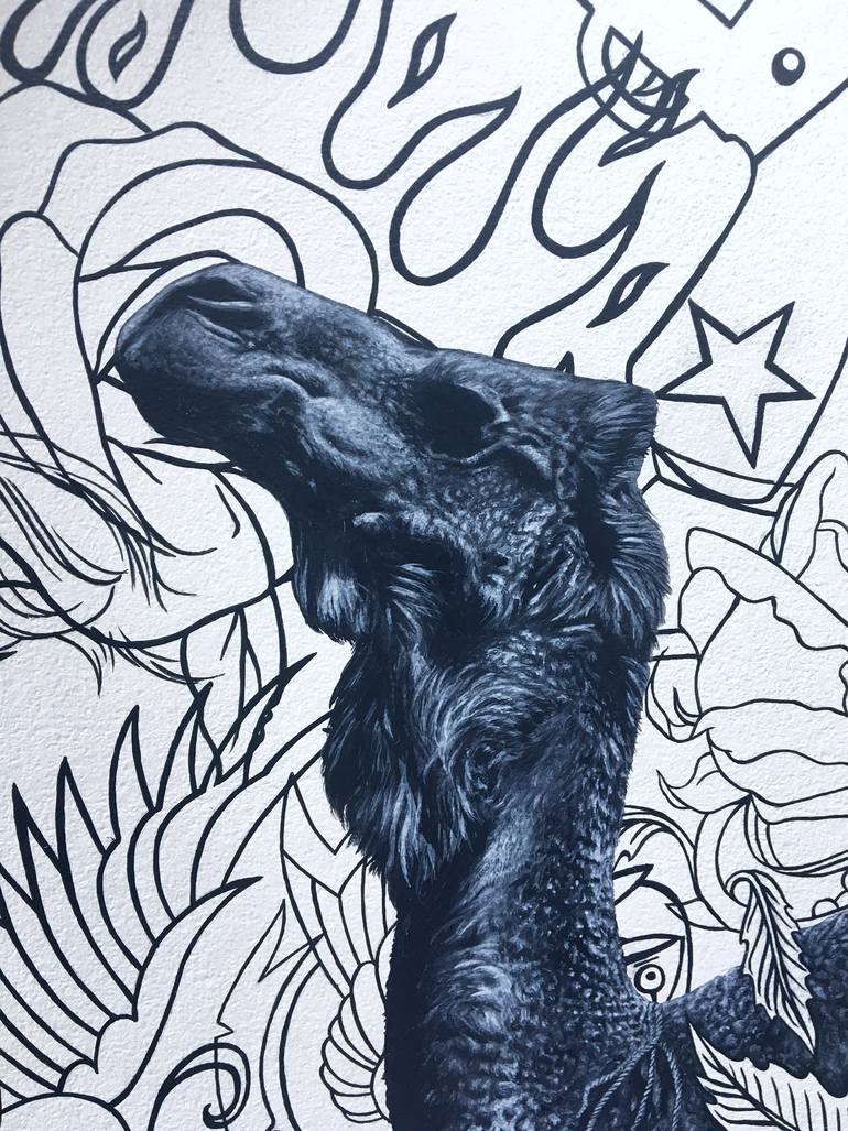 Original Illustration Animal Painting by Kristina Berends
