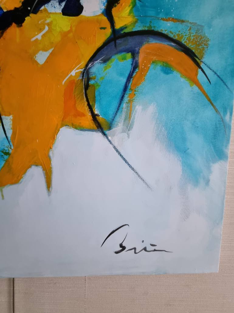 Original Abstract Painting by Patrick Briere