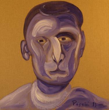Original Surrealism Portrait Paintings by Pierre Paszkowski