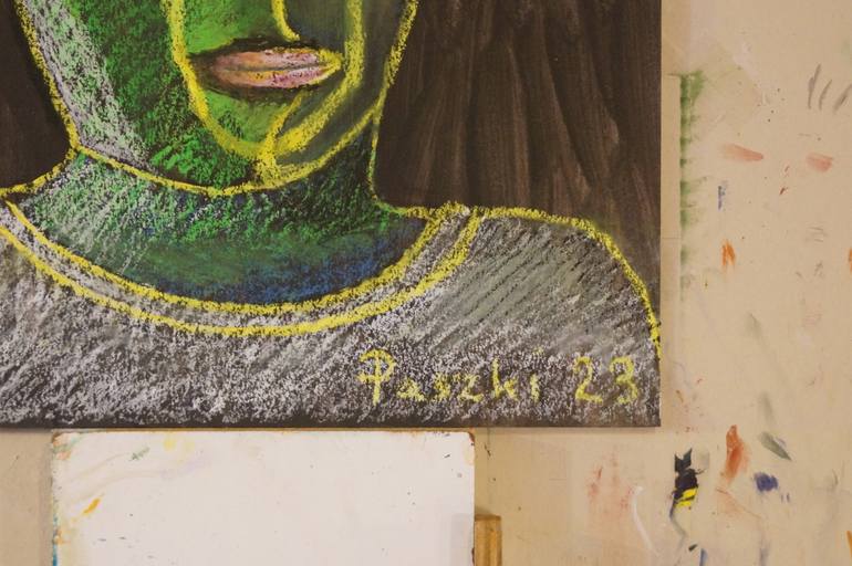 Original Pop Art People Painting by Pierre Paszkowski