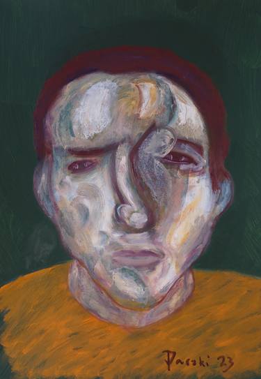 Original Expressionism Portrait Paintings by Pierre Paszkowski