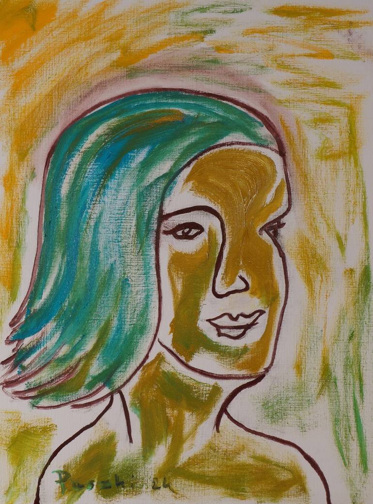 Original Expressionism Women Paintings by Pierre Paszkowski