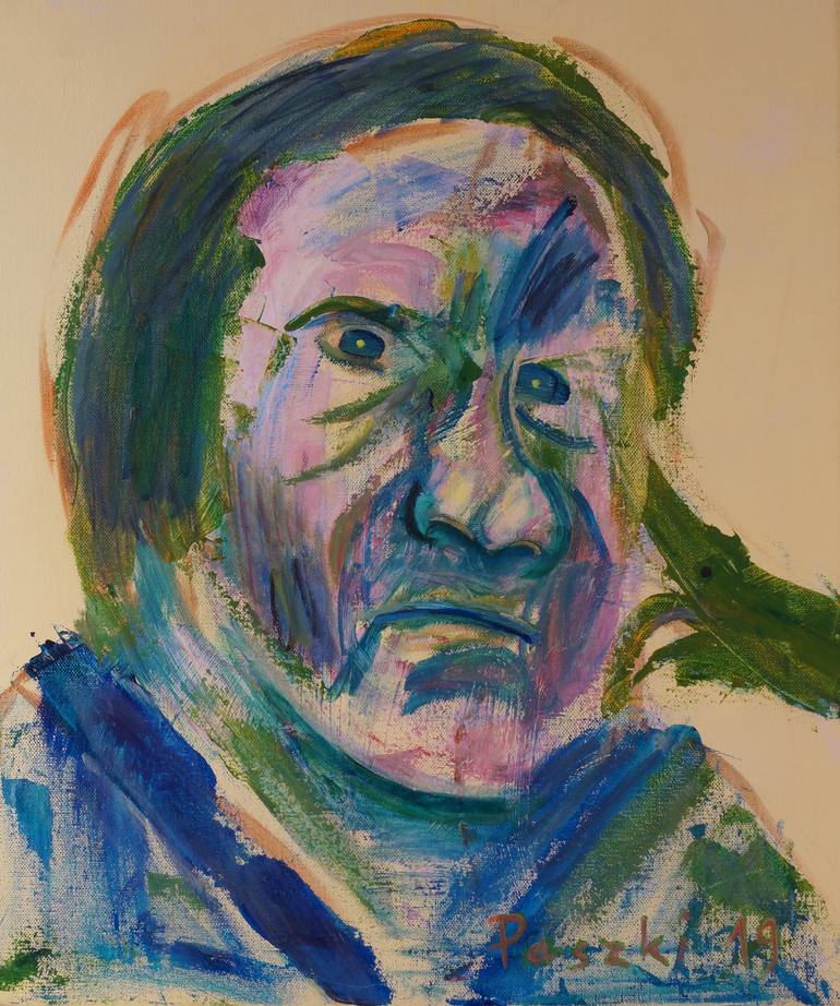 Original Impressionism Men Paintings by Pierre Paszkowski