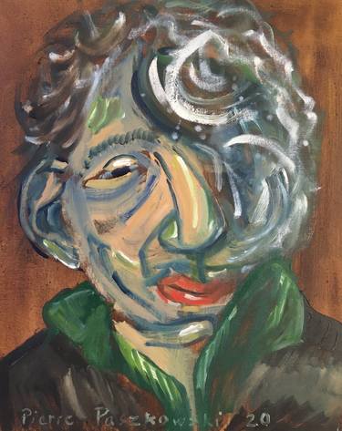 Original Expressionism Portrait Paintings by Pierre Paszkowski