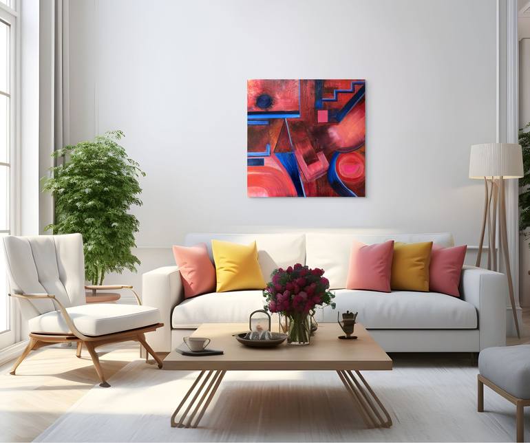 Original Abstract Expressionism Abstract Painting by Catherine Kennedy