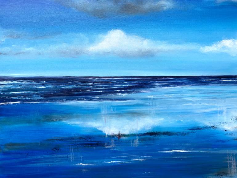 Original Impressionism Seascape Painting by Catherine Kennedy