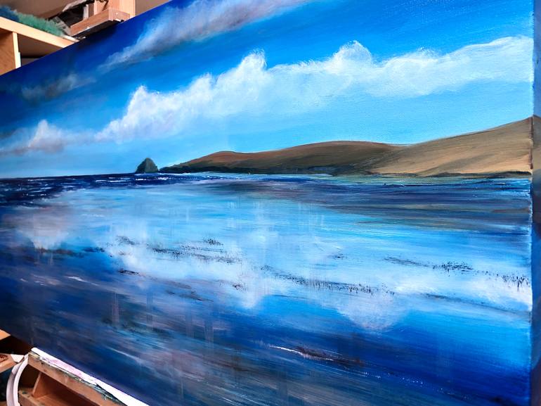 Original Impressionism Seascape Painting by Catherine Kennedy
