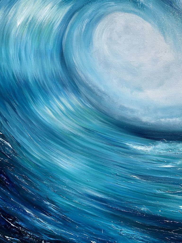 Original Abstract Seascape Painting by Catherine Kennedy