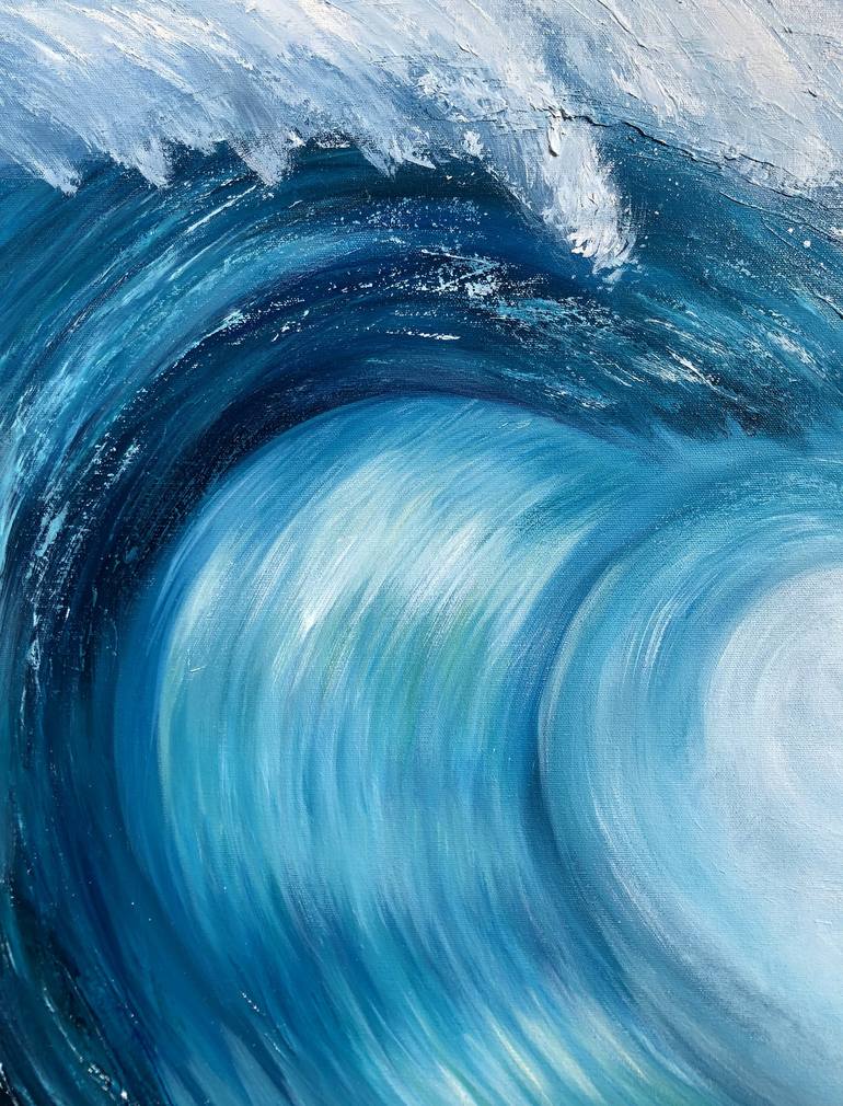Original Abstract Seascape Painting by Catherine Kennedy