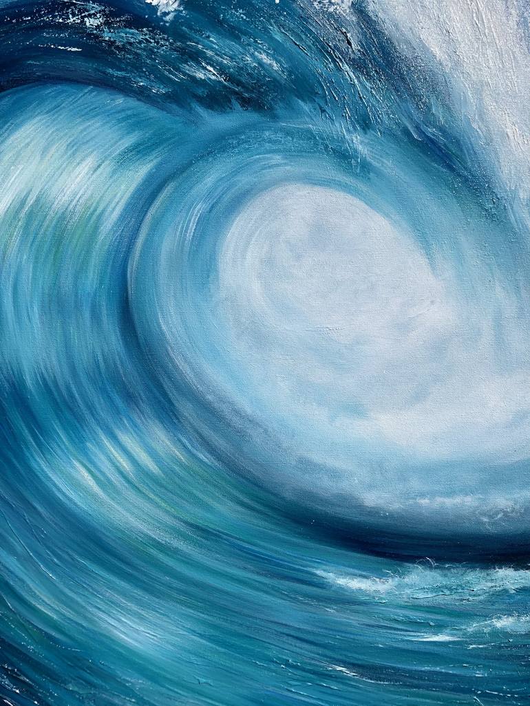 Original Abstract Seascape Painting by Catherine Kennedy