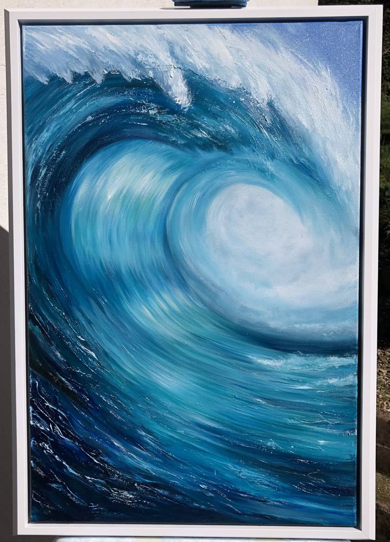 Original Abstract Seascape Painting by Catherine Kennedy