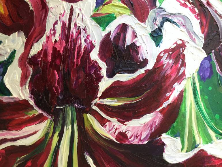 Original Floral Painting by Christina Plichta