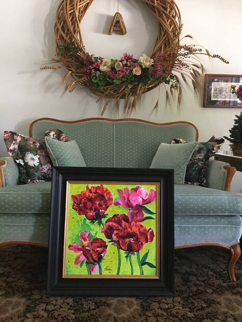 Original Fine Art Floral Painting by Christina Plichta