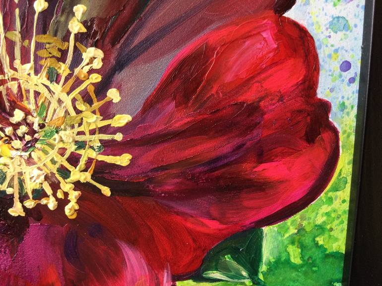 Original Expressionism Botanic Painting by Christina Plichta