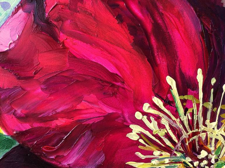 Original Expressionism Botanic Painting by Christina Plichta