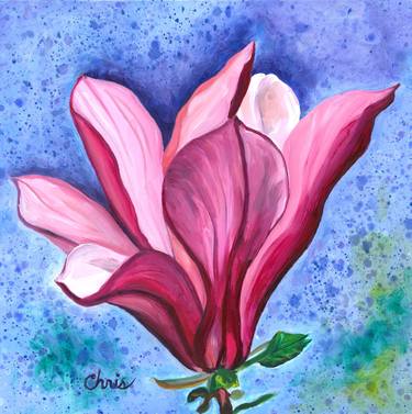 Print of Fine Art Floral Paintings by Christina Plichta