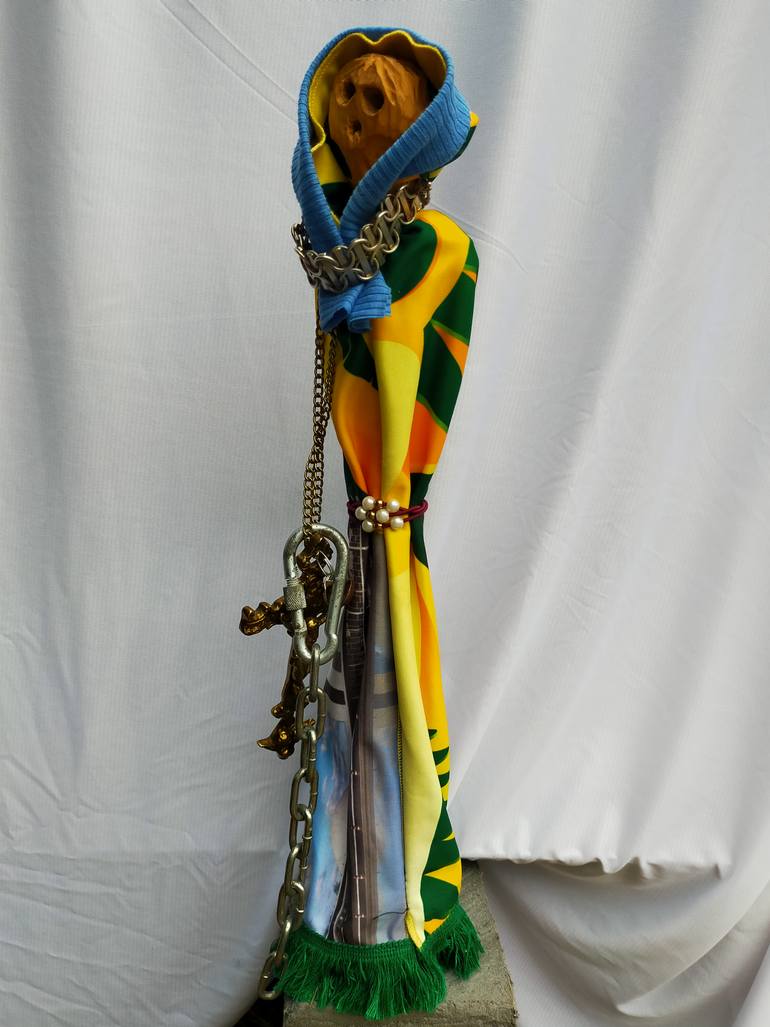 Original Dada Pop Culture/Celebrity Sculpture by Van Dogh