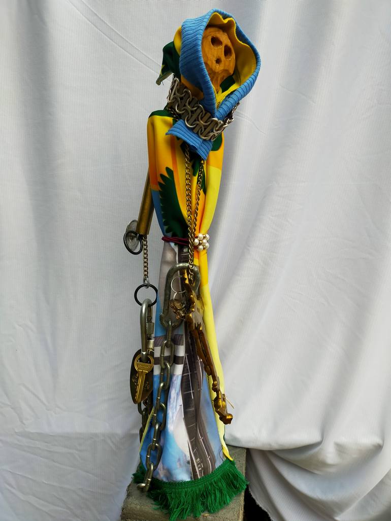Original Dada Pop Culture/Celebrity Sculpture by Van Dogh