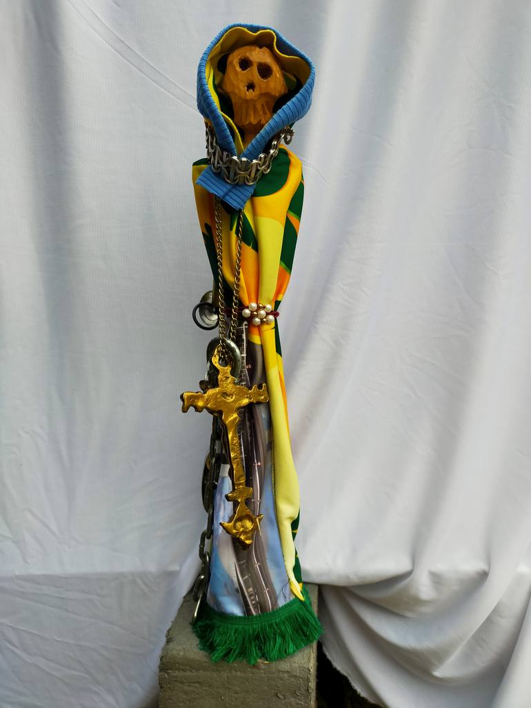 Original Dada Pop Culture/Celebrity Sculpture by Van Dogh